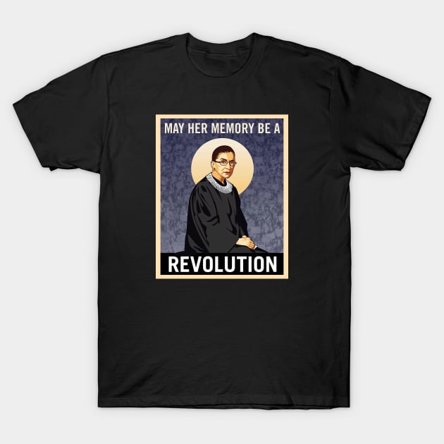 may her memory be a revolution RBG T-Shirt by bebekbobok